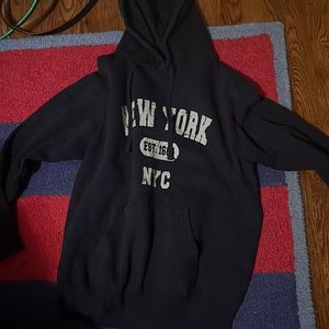 Republic Blues NYC hoodie men’s Large 80% cotton 20% polyester